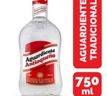 Aguardiente Antioqueño Tapa Roja Doble 750 ml