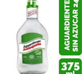 Aguardiente Antioqueño Tapa Verde Sencilla 375 ml